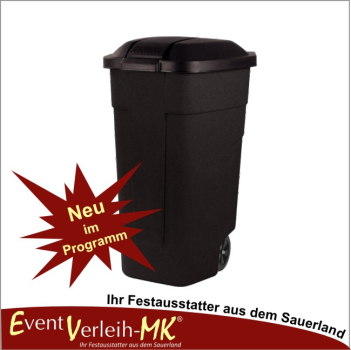 Mülleimer 110l - SCHWARZ